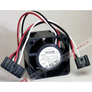NMB 04028VA-24N-CT 24V 0.13A 3wires Cooling Fan