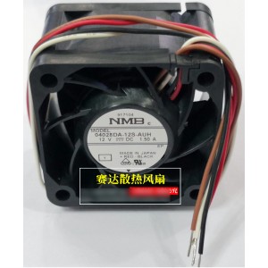 NMB 042028DA-12S-AUH 12V 1.50A 4wires Cooling Fan