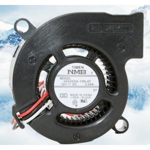 NMB 04520GA-12N-AT 12V 0.24A 3wires Cooling Fan 