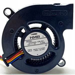 NMB 04520GA-12N-AU 12V 0.24A 4wires Cooling Fan