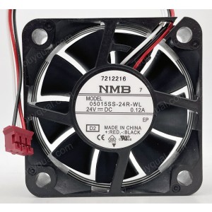 NMB 05015SS-24R-WL 24V 0.12A 3wires Cooling Fan