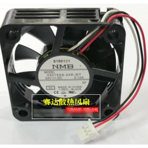 NMB 05015SS-24R-WT 24V 0.12A 3wires Cooling Fan