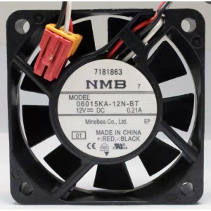NMB 06015KA-12N-BT 12V 0.21A 3wires Cooling Fan