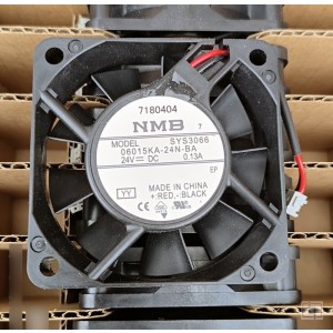 NMB 06015KA-24N-BA 24V 0.13A 2wires Cooling Fan 