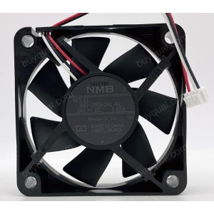 NMB 06015RM-24L-AL 24V 0.05A  3wires Cooling Fan