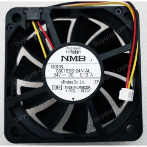 NMB 06015SS-24N-AL 24V 0.13A 3wires Cooling Fan 