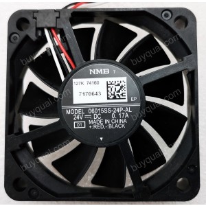 NMB 06015SS-24P-AL 24V 0.17A  3wires Cooling Fan