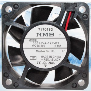 NMB 06015VA-12P-BT 12V 0.19A 3wires Cooling Fan