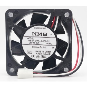 NMB 06015VA-24N-CL 24V 0.09A 3wires Cooling Fan - Original New
