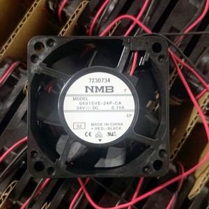 NMB 06015VE-24P-CA 24V 0.1A 2wires Cooling Fan