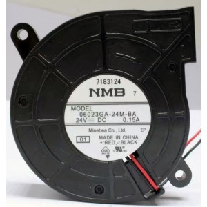 NMB 06023GA-24M-BA 24V 0.15A 2wires Cooling Fan 
