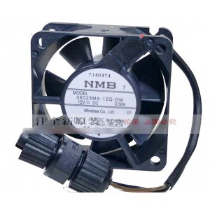 NMB 06025MA-12Q-GM 12V 0.58A 2wires Cooling Fan