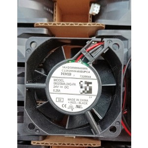 NMB 06025MA-24Q-FA 24V 0.25A 2wires Cooling Fan