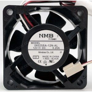 NMB 06025SA-12N-AL 12V 0.20A 3wires Cooling Fan - Picture need