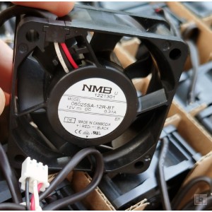NMB 06025SA-12R-BT 12V 0.31A  3wires Cooling Fan