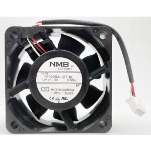 NMB 06025SA-12T-BL 12V 0.66A 3wires Cooling Fan