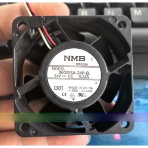 NMB 06025SA-24P-EL 24V 0.12A 3wires Cooling Fan