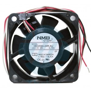 NMB 06025SA-24R-AU 24V 0.15A  4wires Cooling Fan