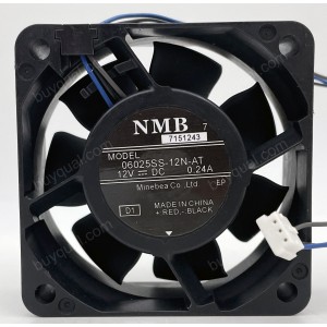 NMB 06025SS-12N-AT 12V 0.24A 3wires Cooling Fan - Picture need