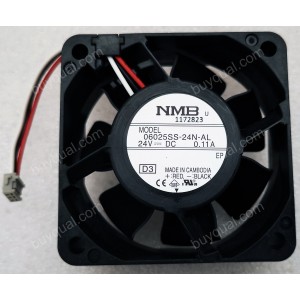 NMB 06025SS-24N-AL 24V 0.11A 3 Wires Cooling Fan 