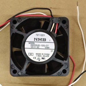 NMB 06025VE-12Q-CT 12V 0.65A 3wires Cooling Fan
