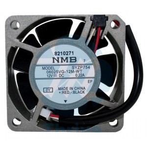 NMB 06025VG-12M-WT 12V 0.22A 3wires Cooling Fan