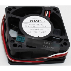 NMB 0625VA-12N-CM 12V 0.35A 4wires Cooling Fan