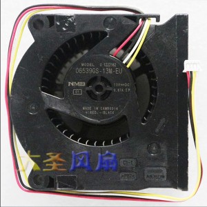 NMB 06539GS-13M-EU 13V 0.67A 4wires Cooling Fan