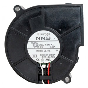 NMB 07525GA-12N-AT 12V 0.33A 3wires Cooling Fan 