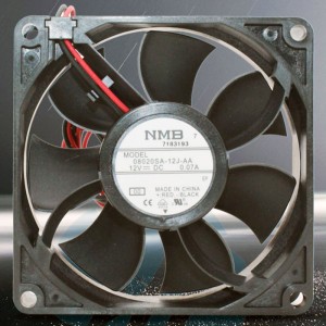 NMB 08020SA-12J-AA 12V 0.07A 2wires Cooling Fan 