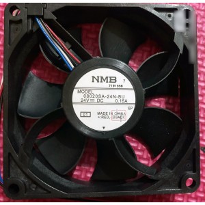 NMB 08020SA-24N-BU 24V 0.15A 4wires Cooling Fan 