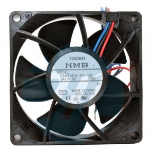NMB 08025DA-24P-BL 24V 0.35A  3wires Cooling Fan - Original New