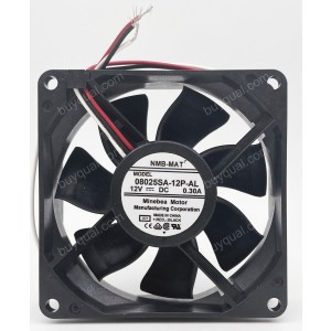 NMB 08025SA-12P-AL 12V 0.30A 3wires Cooling Fan