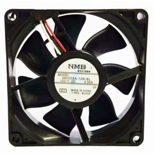 NMB 08025SA-12R-BL 12V 0.50A 3wires Cooling Fan 