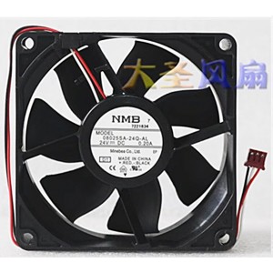 NMB 08025SA-24Q-AL 24V 0.2A  3wires Cooling Fan