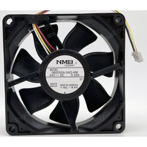 NMB 08025SA-24Q-AM 24V 0.20A 4wires Cooling Fan