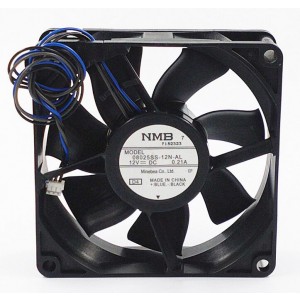 NMB 08025SS-12N-AL 12V 0.21A 3 wires Cooling Fan
