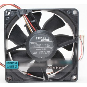 NMB 08025SS-12P-AU 12V 0.30A 4wires Cooling Fan 