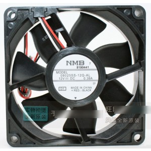 NMB 08025SS-12Q-AL 12V 0.38A 3wires Cooling Fan