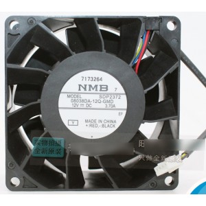 NMB 08038DA-12Q-GMD 12V 3.70A 4wires Cooling Fan