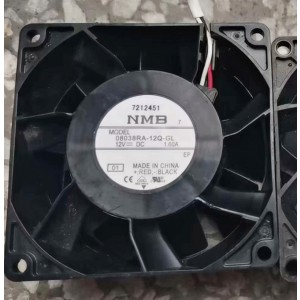 NMB 08038RA-12Q-GL 12V 1.6A 3wires Cooling Fan
