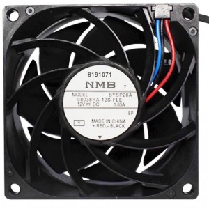 NMB 08038RA-12S-FLE 12V 1.85A 3wires Cooling Fan 