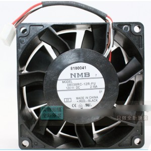 NMB 08038RC-12R-FU 12V 2.15A 3wires Cooling Fan