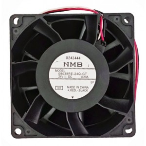NMB 08038RE-24Q-GT 24V 0.8A 3wires Cooling Fan