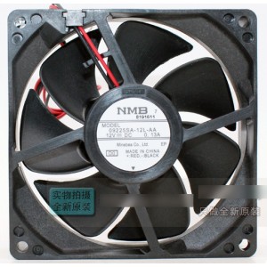 NMB 09225SA-12L-AA 12V 0.13A 2wires Cooling Fan