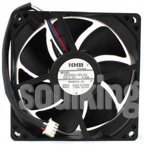 NMB 09225SA-12N-EU 12V 0.30A 3wires Cooling Fan