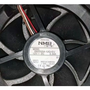 NMB 09225SA-12Q-EU 12V 0.34A 4wires Cooling Fan