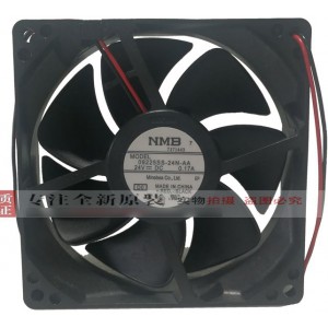 NMB 09225SS-24N-AA 24V 0.17A 2wires Cooling Fan 