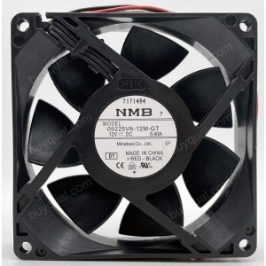 NMB 09225VA-12M-GT 12V 0.40A 3wires Cooling Fan 
