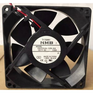 NMB 09225VA-12N-AA 12V 0.52A 2wires Cooling Fan